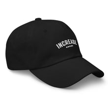 Load image into Gallery viewer, White on Black Increase Hat
