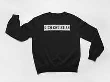 Load image into Gallery viewer, Rich Christian Black Unisex Premium Sweatshirt
